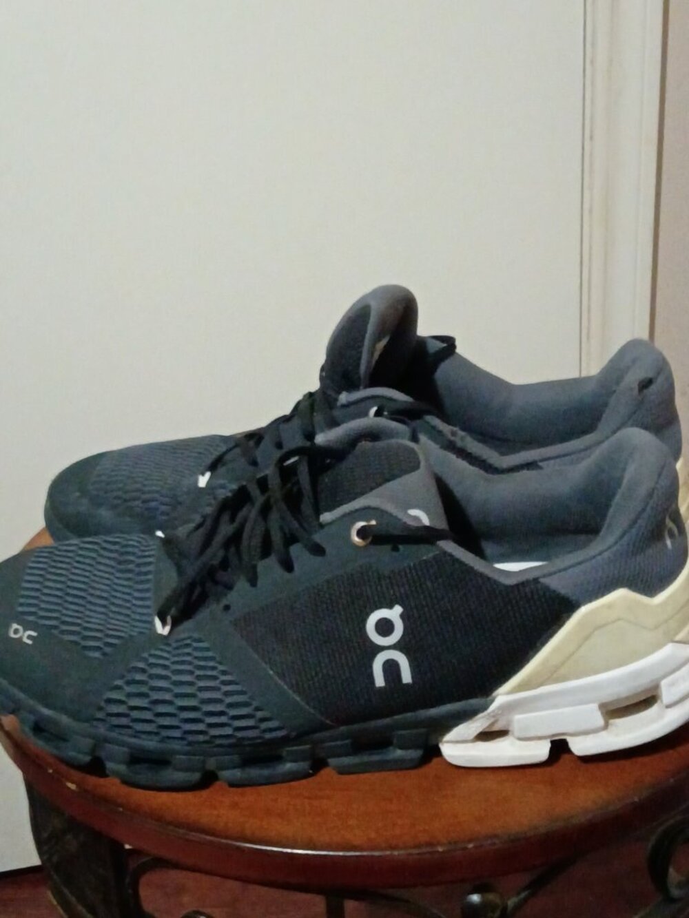 ON Running CLOUDFLYER 4 Men’s Size 10.5 RUNNING SHOES Black/White 21.99631 - Picture 9 of 14